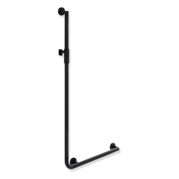 HEWI System 900 Winkelgriff mit Magnetbrausehalter 60 cm, rechts