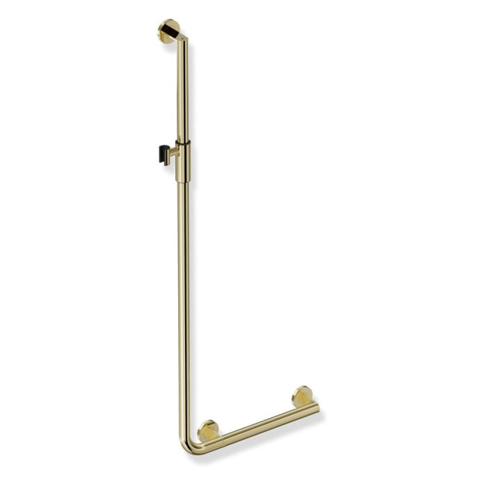 HEWI System 900 Winkelgriff mit Magnetbrausehalter 45 cm, rechts