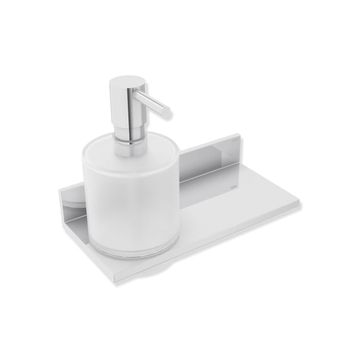 HEWI System 900 Q Ablage mit Seifen- oder Desinfektionsmittelspender