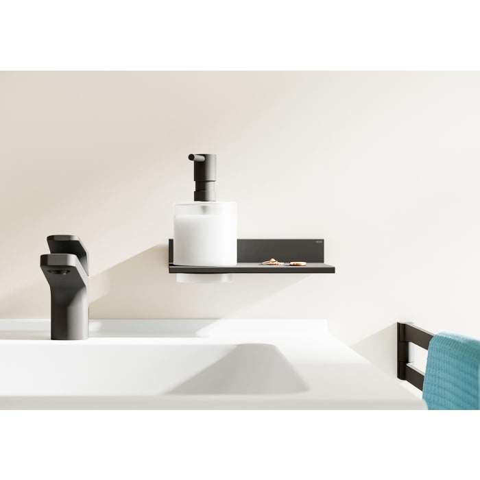 HEWI System 900 Q Ablage mit Seifen- oder Desinfektionsmittelspender