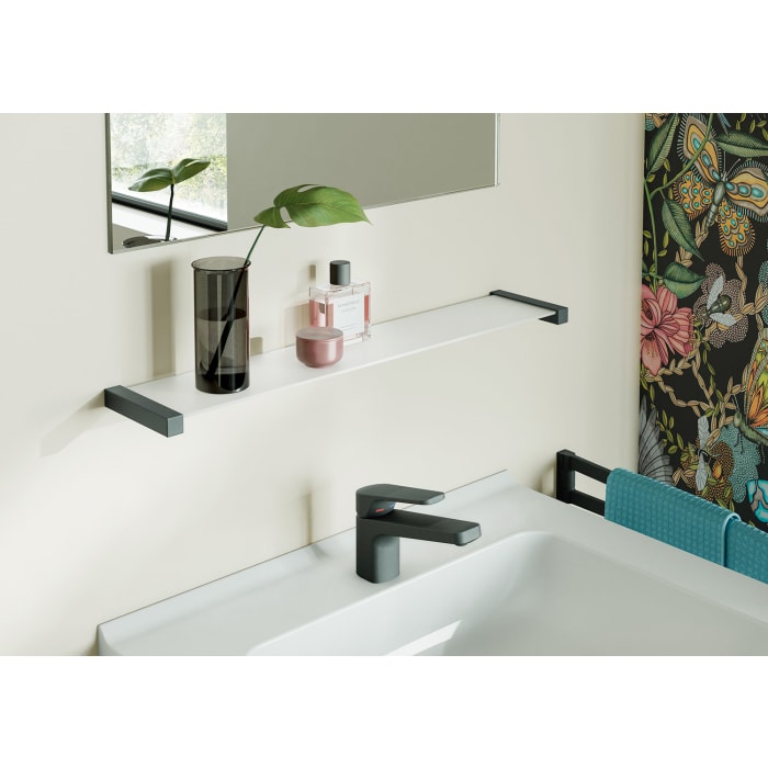 HEWI System 900 Q Ablage mit Glasplatte