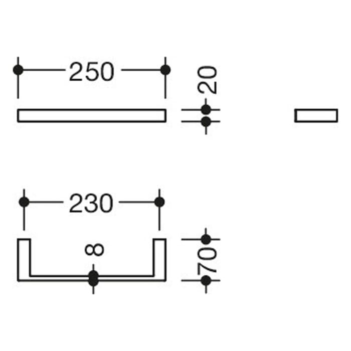 HEWI System 900 Q Handtuchhalter