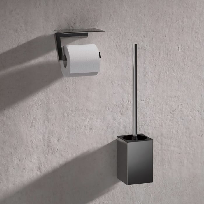 HEWI System 900 Q WC-Papierhalter mit Ablage