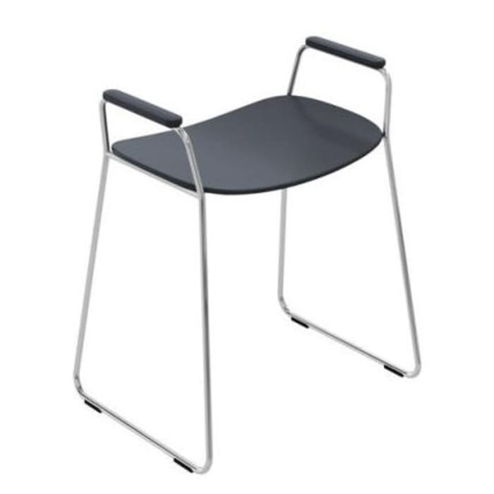 HEWI System 950 Duschhocker mit Stützgriffen