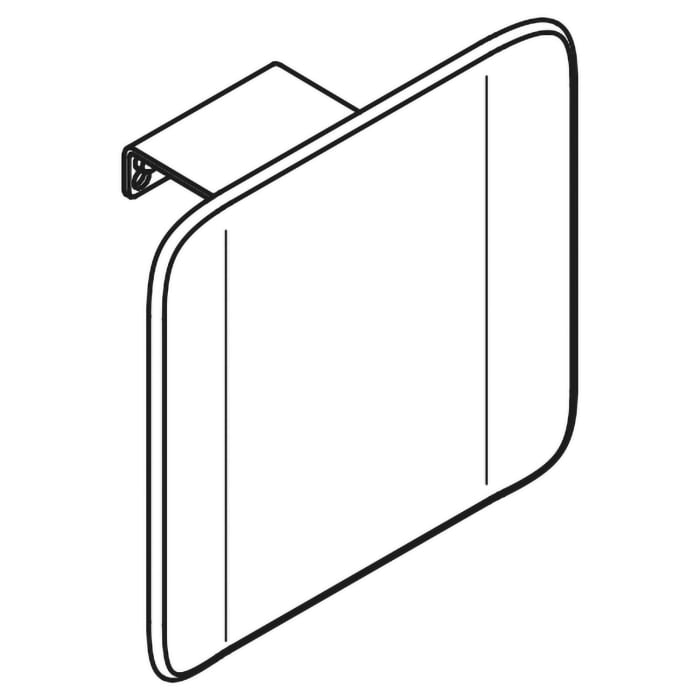 HEWI System 900 Rückenstütze zur Wandmontage