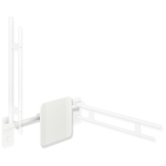 HEWI System 900 Rückenstütze Design A, Achsmaß 48,6 bis 58,6 cm