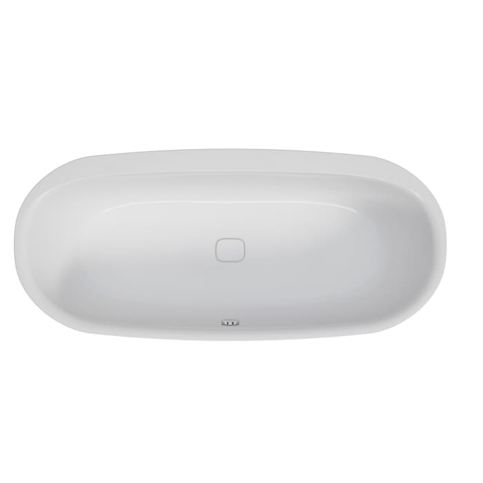 Hoesch iSENSI Ovalbadewanne 190 x 90 cm freistehend