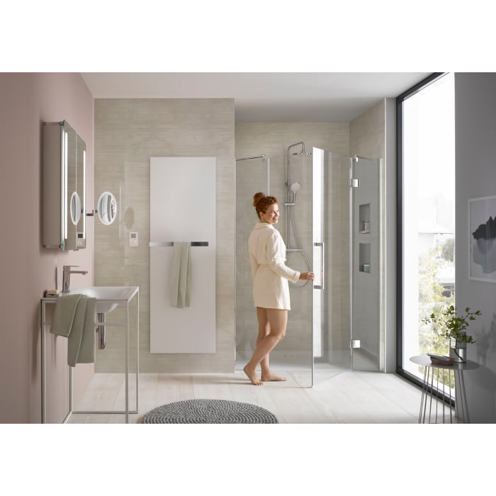 HSK Aperto Pro Pendeltür 3-teilig für Raumnische 160 cm, Anschlag rechts