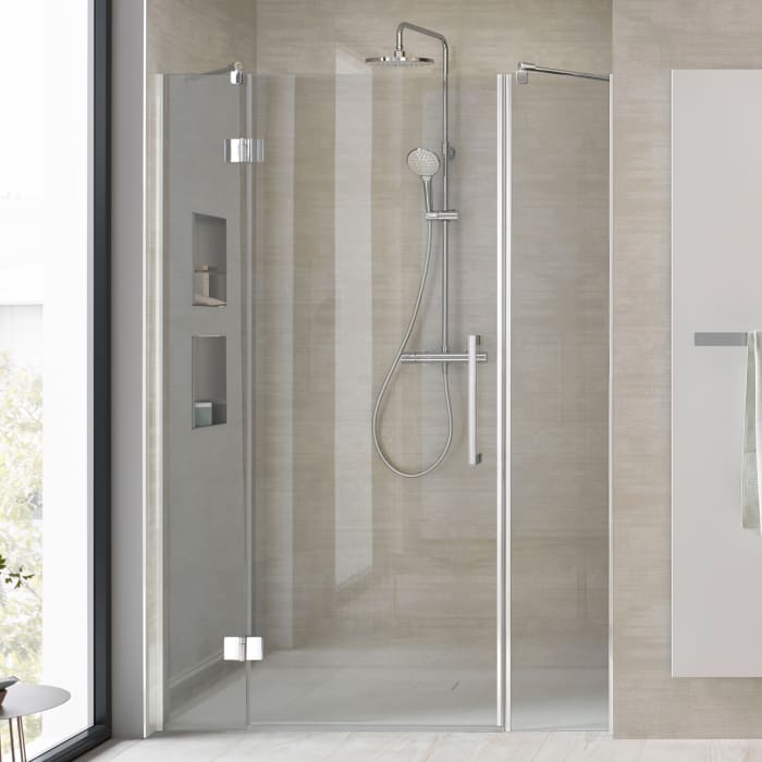 HSK Aperto Pro Pendeltür 3-teilig für Raumnische 180 cm, Anschlag links