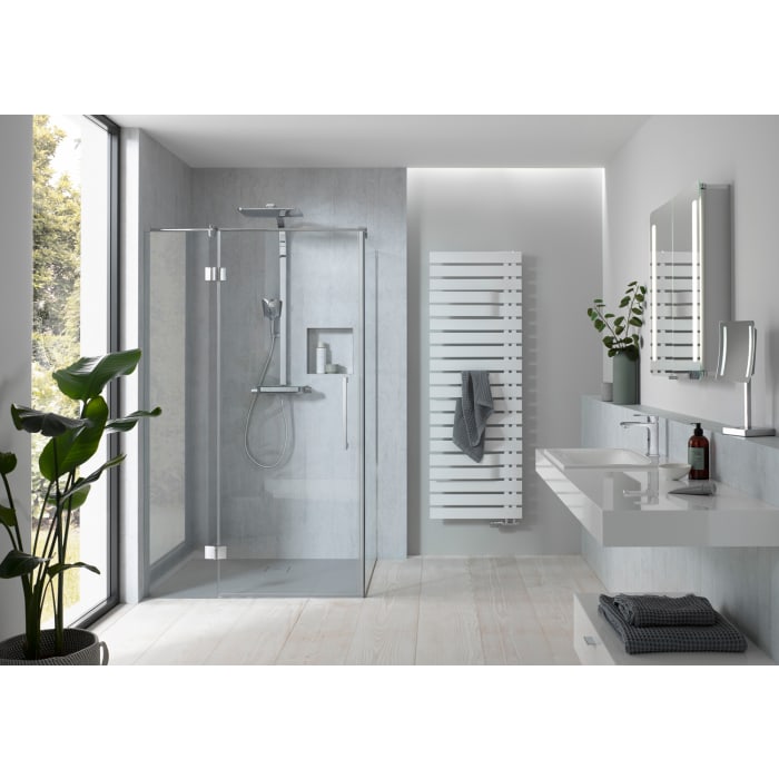 HSK Aperto Pro Seitenwand für Drehtür pendelbar an Nebenteil 90 cm