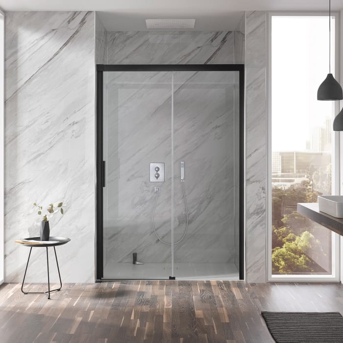 HSK Atelier Plan Schiebetür 2-teilig 160 cm, Festelement rechts