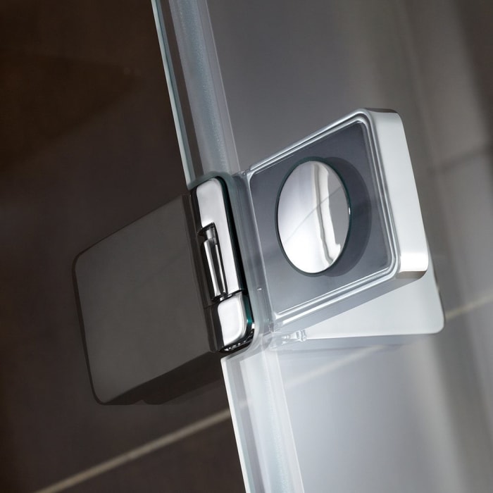 HSK Premium Softcube Badewannenaufsatz pendelbar 2-teilig Anschlag rechts