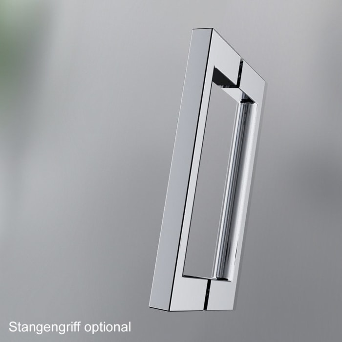 HSK Premium Softcube Badewannenaufsatz pendelbar 2-teilig Anschlag rechts