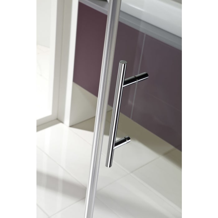 HSK Favorit Schiebetür Eckeinstieg 4-teilig bodenfrei 120 x 90 cm mit Magnetgleiter