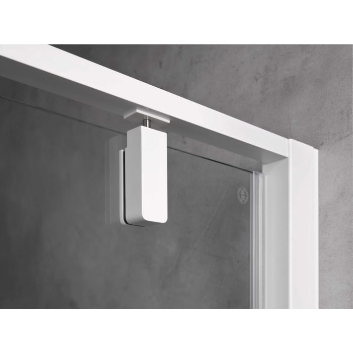 HSK Favorit Plus Drehpunkt Pendeltür für Nische oder Seitenwand, 75 x 200 cm, mit TwinSeal-Glasbeschichtung