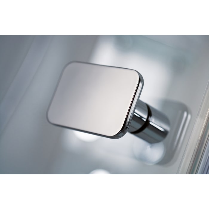 HSK Premium Softcube Runddusche 4-teilig, Sondermaß, Höhe 185 cm, Radius 55 cm