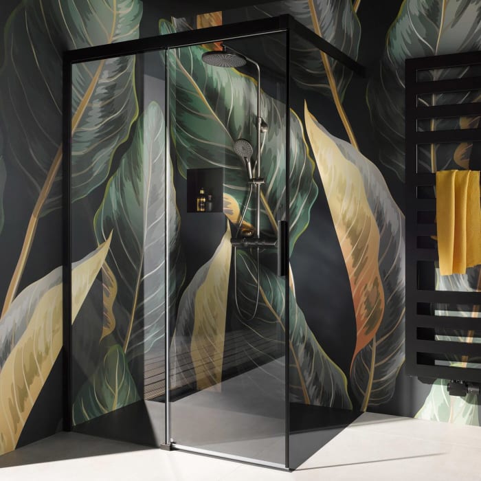 HSK Walk In Atelier Plan Schiebetür, 2-teilig, 160 cm, Festelement links