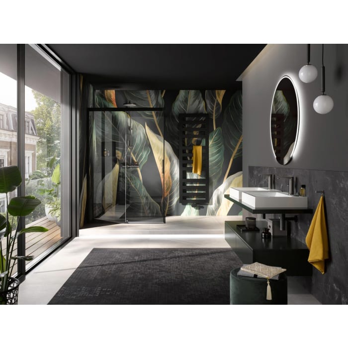 HSK Walk In Atelier Plan Schiebetür, 2-teilig, 100 cm, Festelement links