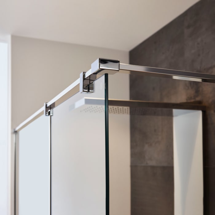 HSK Walk-In Pro Glaselement 2-teilig 120 cm Anschlag links