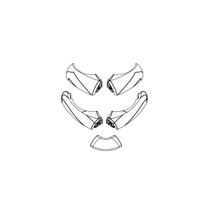 HSK Exklusiv Wasserleisten Kappen-Set