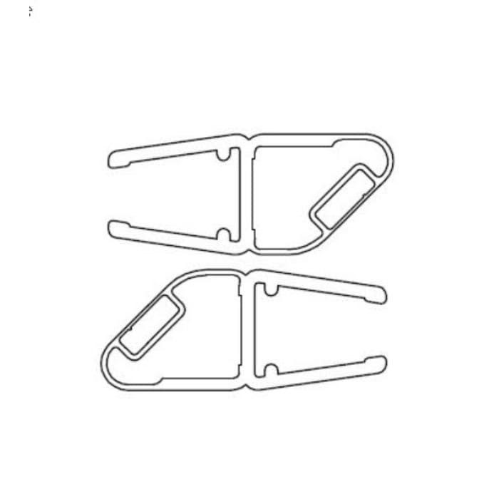 HSK Ersatz-Magnete 180° mit Glas-Aufnahme 5 mm