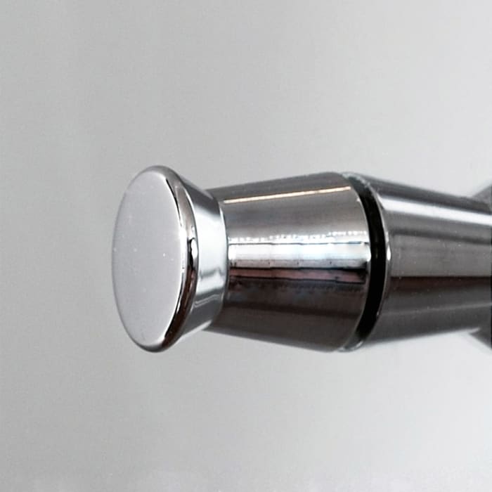 HÜPPE 501 Design pure 1/4 Kreis Schwingtür 1-flügelig, 100 x 200 cm, Radius 50 cm, Glas ohne Anti-Plaque