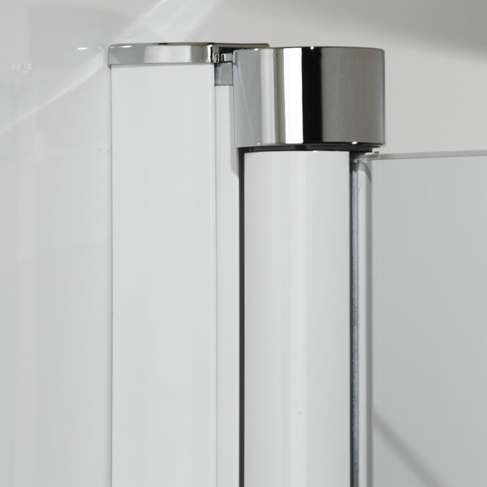 HÜPPE 501 Design pure 4-Eck Schwingfalttür Anschlag links 75 x 200 cm, Glas ohne Anti-Plaque