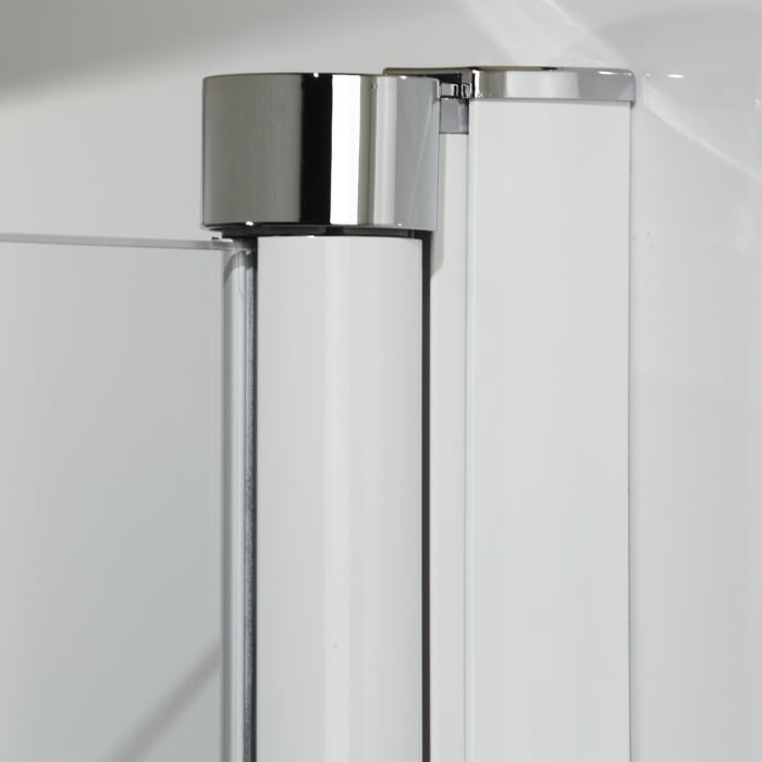 HÜPPE 501 Design pure 4-Eck Schwingfalttür Anschlag rechts 75 x 200 cm, Glas ohne Anti-Plaque