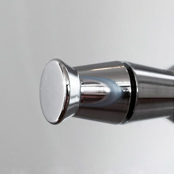 HÜPPE 501 Design pure 4-Eck Schwingtür 98 x 200 cm, Glas mit Anti-Plaque