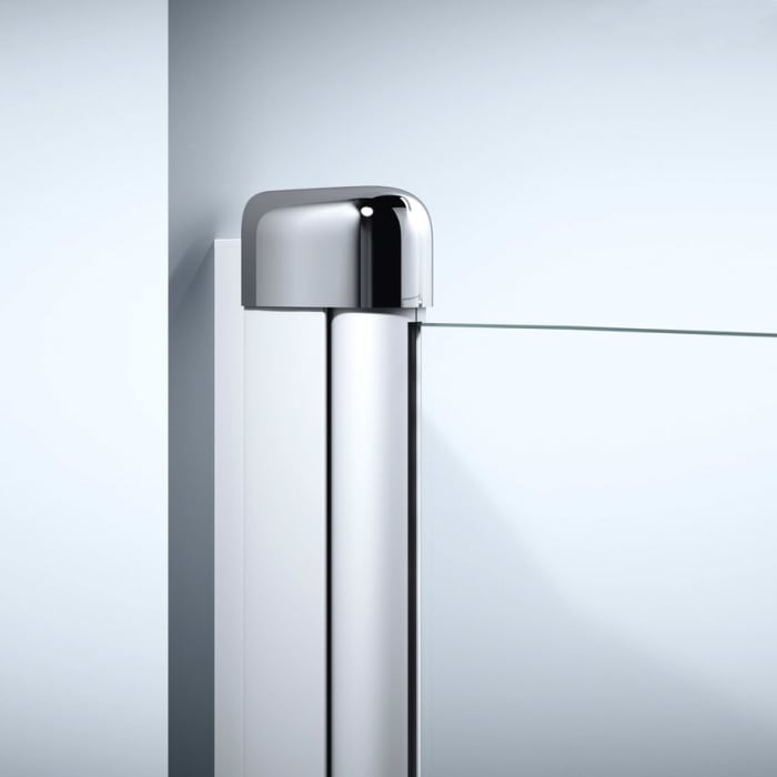 HÜPPE Design elegance Badewannenabtrennung Drehfalttür 120 x 150 cm, Befestigung rechts