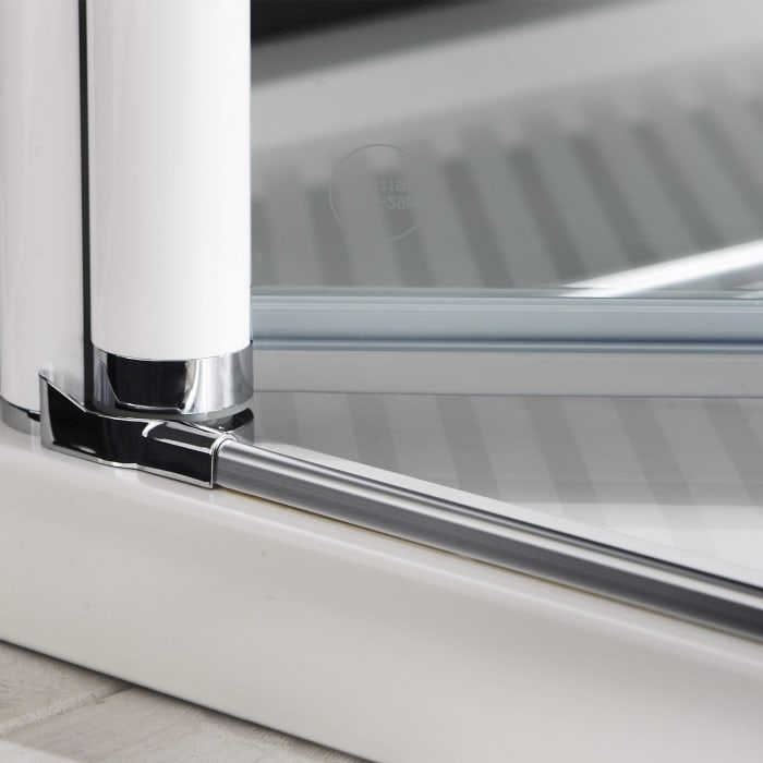 HÜPPE Classics 2 Pendeltür in Nische 88 x 190 cm, Glas mit Anti-Plaque