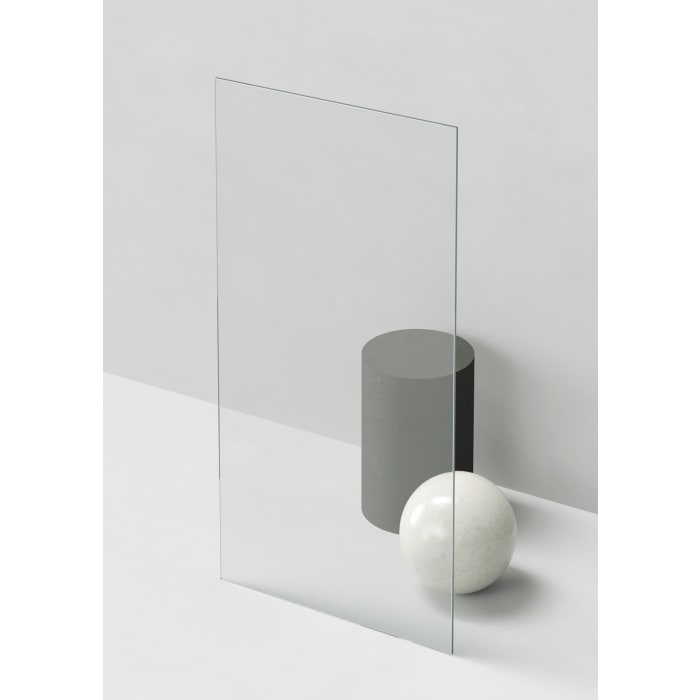 HÜPPE Design pure 4-Eck Pendeltür in Nische 100 x 190 cm, Glas mit Anti-Plaque