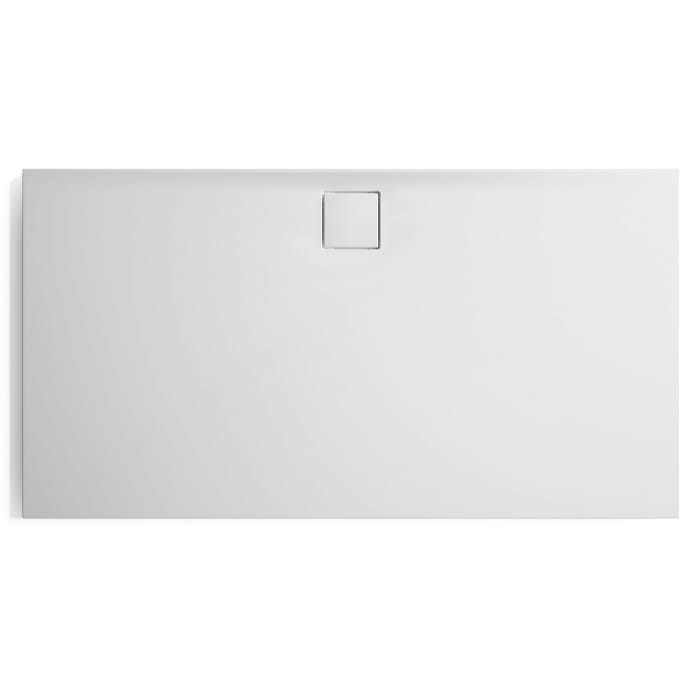 HÜPPE EasyFlat 4-Eck Duschwanne 170 x 90 cm, Ablauf an langer Seite