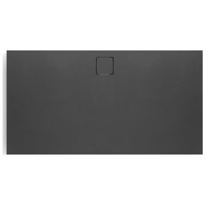 HÜPPE EasyFlat 4-Eck Duschwanne 170 x 90 cm, Ablauf an langer Seite