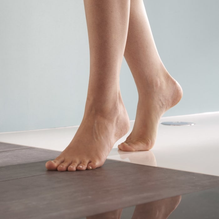 HÜPPE EasyStep 4-Eck Duschwanne 150 x 90 cm mit Easy Protect