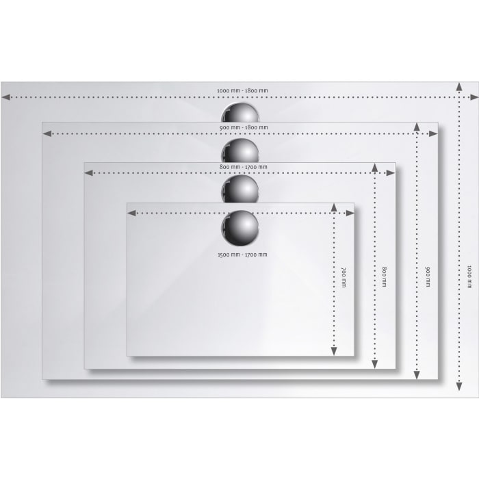 HÜPPE EasyStep 4-Eck Duschwanne 160 x 100 cm mit Easy Protect