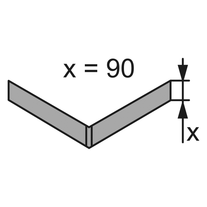 HÜPPE Purano Schürze für Duschwanne 100 x 80 cm