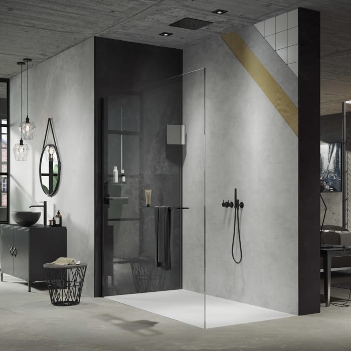 HÜPPE EasyStyle Wandverkleidung 150 x 255 cm, 2 Stück