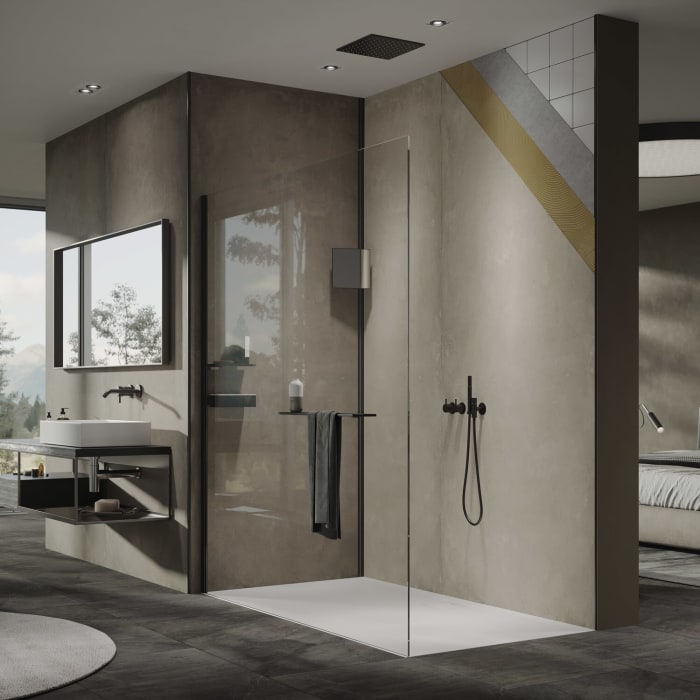 HÜPPE EasyStyle Wandverkleidung 150 x 255 cm, 2 Stück