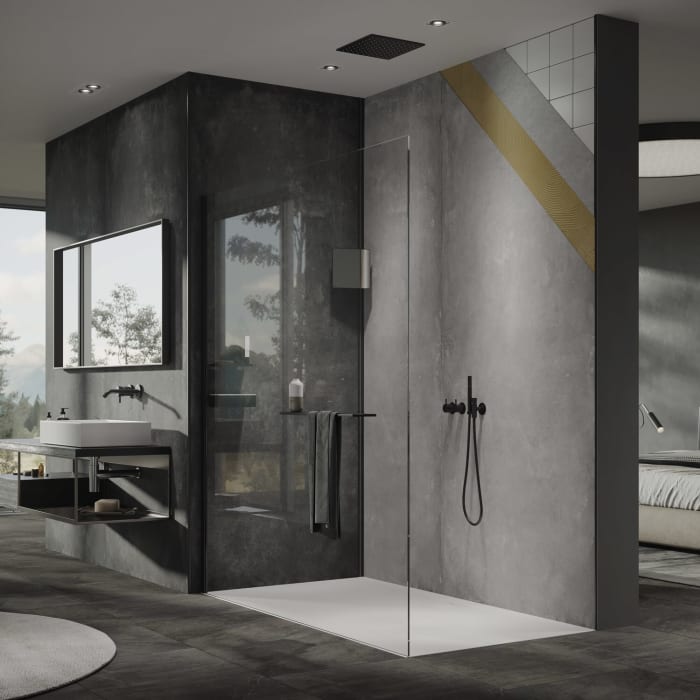 HÜPPE EasyStyle Wandverkleidung 150 x 255 cm, 2 Stück