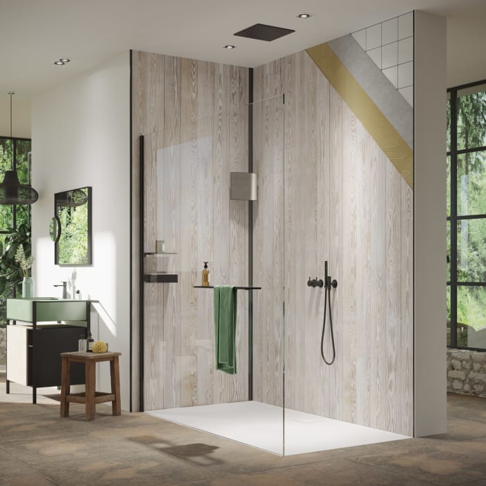 HÜPPE EasyStyle Wandverkleidung 150 x 255 cm, 2 Stück