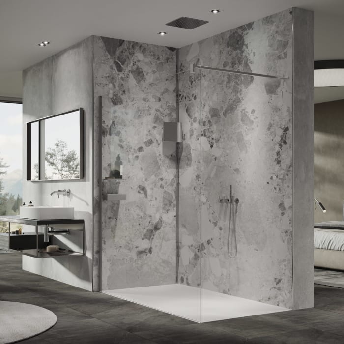 HÜPPE EasyStyle Wandverkleidung 150 x 255 cm, 2 Stück