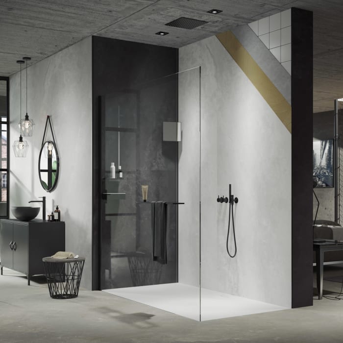 HÜPPE EasyStyle Wandverkleidung 150 x 255 cm, 2 Stück