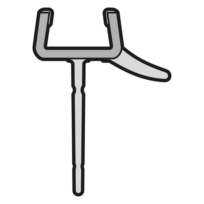 HÜPPE Ablaufleiste gerade für 6 mm Glasstärke für Duschabtrennungen