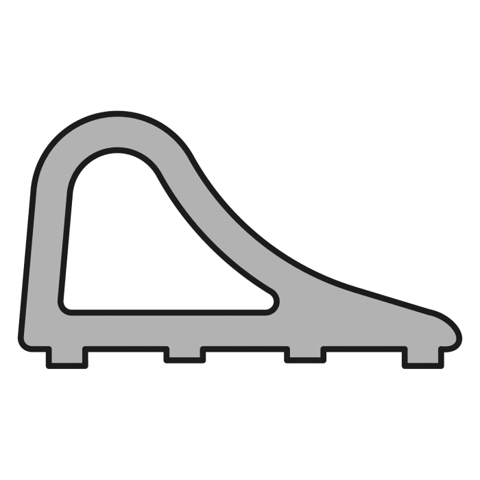 HÜPPE Schwallschutzleiste für Duschabtrennungen