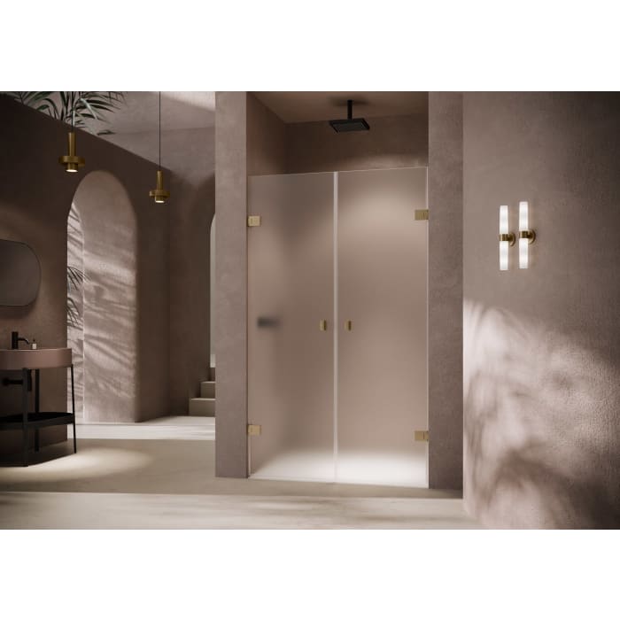 HÜPPE SolvaPro Pendeltür in Nische 120,1-180 x 120-200 cm, ohne Anti-Plaque