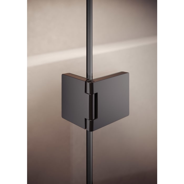 HÜPPE SolvaPro Schwingtür mit festem Segment in Nische 70-120 x 200,1-220 cm, ohne Anti-Plaque