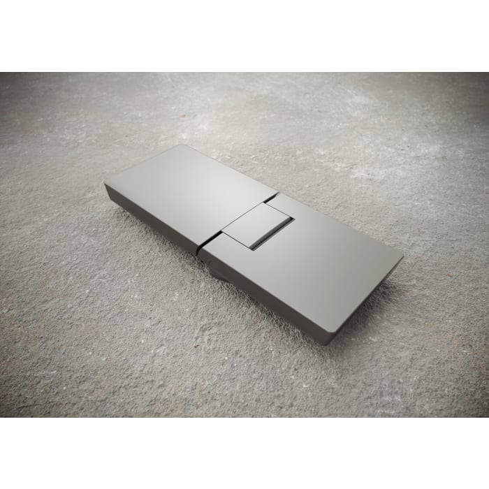 HÜPPE SolvaPro Schwingtür mit festem Segment und Nebenteil in Nische 150,1-330 x 200,1-220 cm, ohne Anti-Plaque