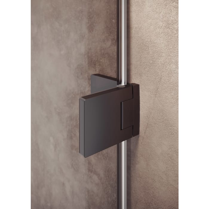 HÜPPE SolvaPro Schwingtür mit Nebenteil in Nische 120,1-270 x 200,1-220 cm, ohne Anti-Plaque