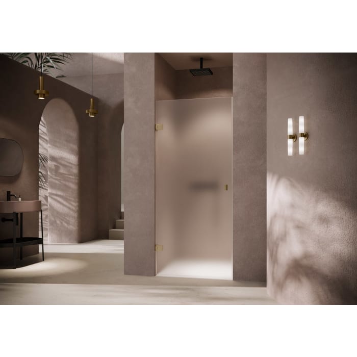 HÜPPE SolvaPro Schwingtür in Nische 50-90 x 200,1-220 cm, ohne Anti-Plaque